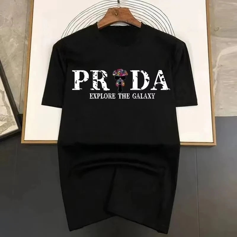 2025 Summer Men's T-shirt 3D Printed Round Neck Top Fashionable Women's Trendy T-shirt Quick Drying Loose Breathable