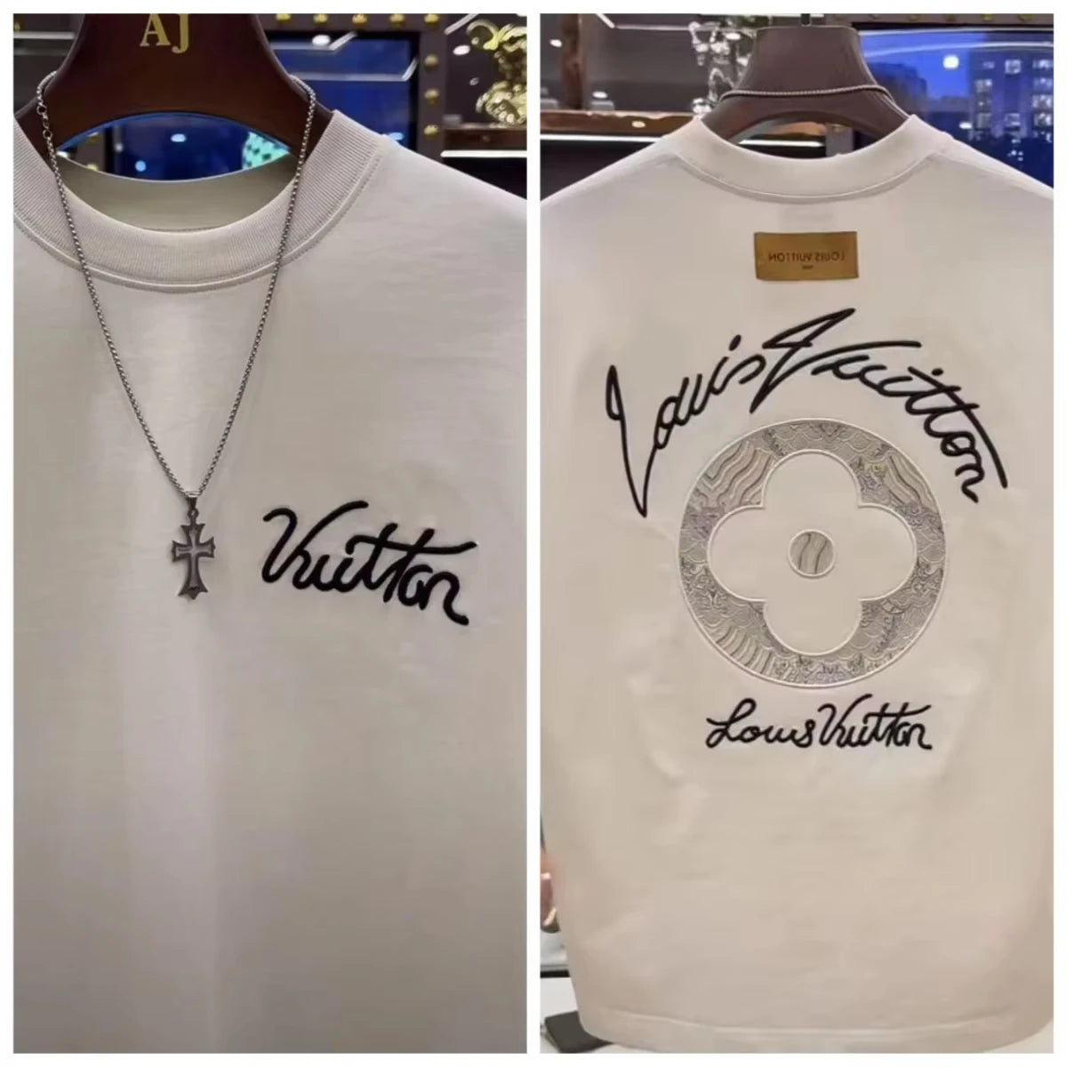 Men's Printed Pure Cotton Round-neck Short-sleeved T-shirt, A New Summer Loose Base Layer Top for Men's Casual and Cool Style