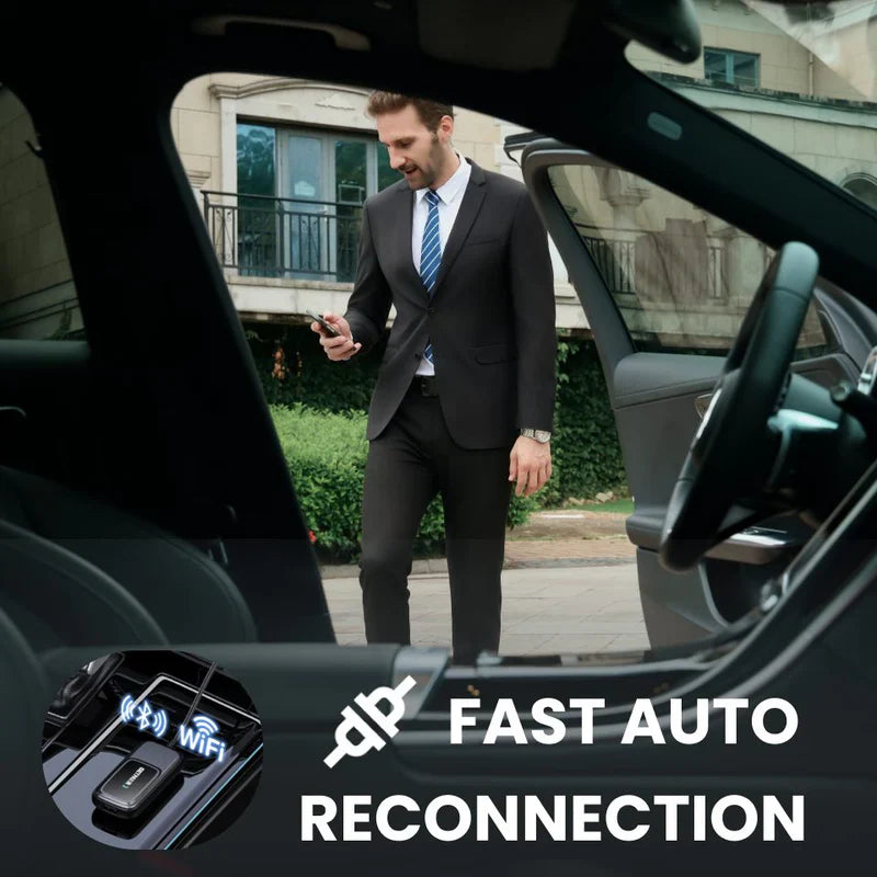 GetPairr Go · All-in-1 Wireless CarPlay & Android Auto Adapter with App Hub