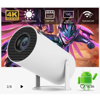 Magcubic Projector HY300 Pro 8K Android 14 Dual Wifi6 290ANSI Allwinner H726 BT5.0  Home Cinema Outdoor Projetor