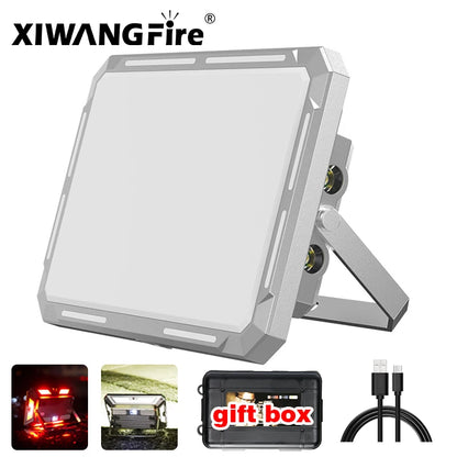 Rechargeable Super Bright Camping Lights Magnetic Torch Portable Work Light Maintenance Lamp Outdoors Super Bright Tent Lantern