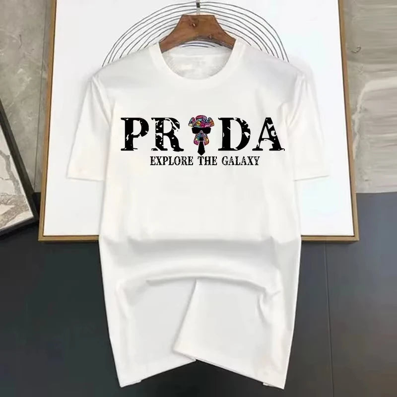 2025 Summer Men's T-shirt 3D Printed Round Neck Top Fashionable Women's Trendy T-shirt Quick Drying Loose Breathable