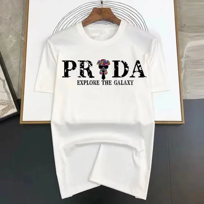 2025 Summer Men's T-shirt 3D Printed Round Neck Top Fashionable Women's Trendy T-shirt Quick Drying Loose Breathable