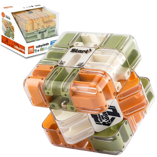 3D Maze Magic Cube Fidgeting Toys Kids Labyrinth Creative Puzzle Intelligence Cube Logical Thinking Anti Stress Educational Toys