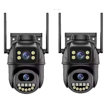 4K 8MP WiFi Surveillance Camera,AI Human Detect, Dual Lens, 4X Digital Zoom,  Outdoor Security PTZ IP Cameras