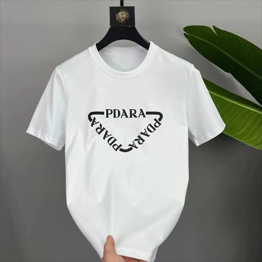 Men's and Women's Unisex T-shirt Summer Trendy Brand Cotton Short-sleeved Spring Autumn Luxury Brand Casual Design Sense Top
