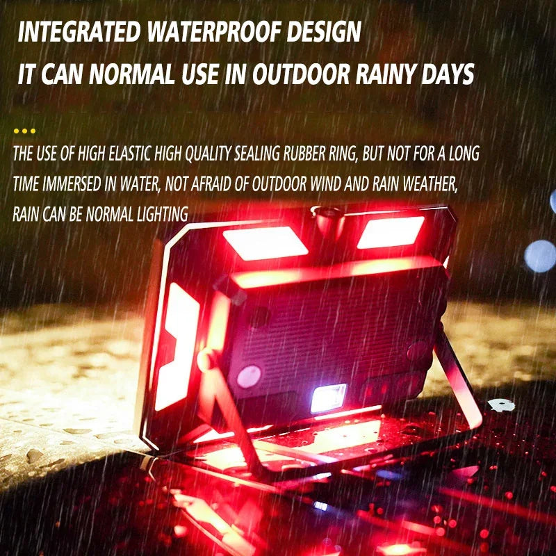 Rechargeable Super Bright Camping Lights Magnetic Torch Portable Work Light Maintenance Lamp Outdoors Super Bright Tent Lantern