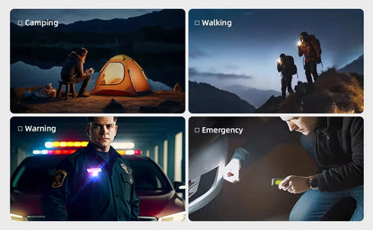 LED Keychain Flashlight USB C Rechargeable 600Lm Mini Torch Magnetic Waterproof Pocket Lantern Portable Work Light